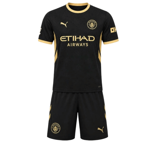 Manchester City Away Kids Soccer Jerseys Kit 2026/27