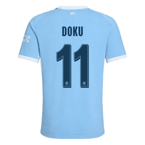 DOKU #11 Manchester City Home Player Version Jersey 2026/27 - UCL
