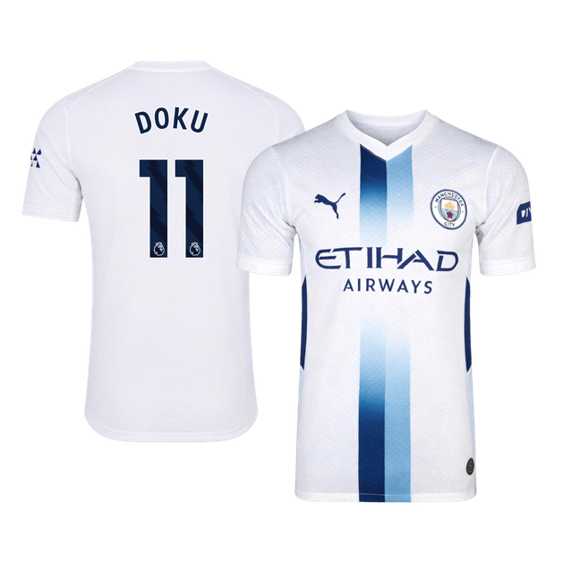 DOKU #11 Manchester City Third Away Player Version Jersey 2026/27