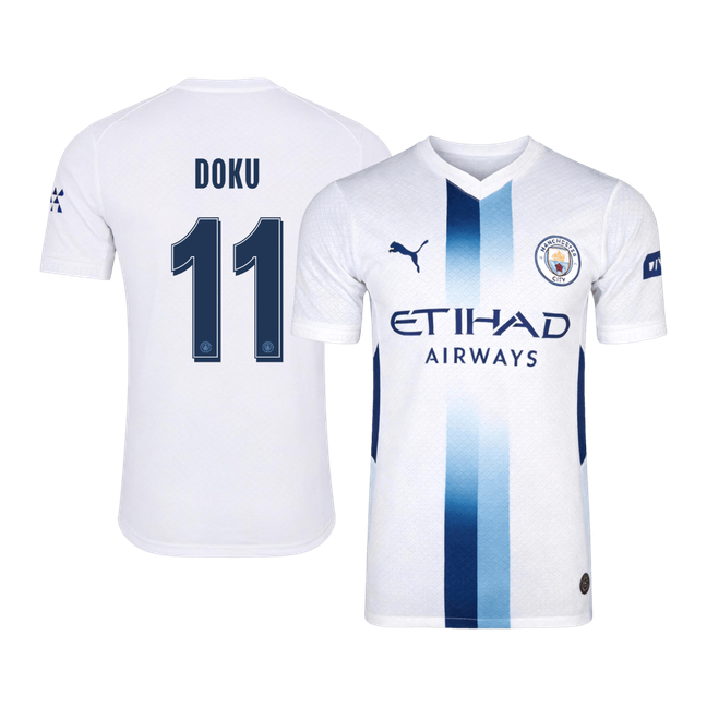 DOKU #11 Manchester City Third Away Player Version Jersey 2026/27 - UCL