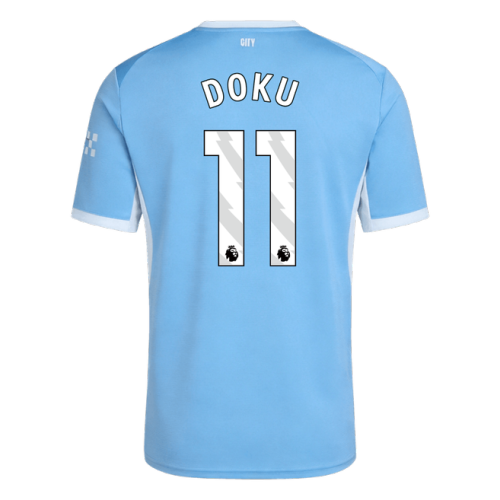 DOKU #11 Manchester City Home Soccer Jersey 2026/27