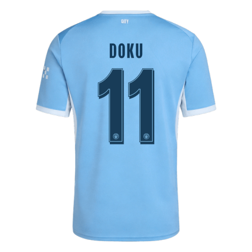 DOKU #11 Manchester City Home Soccer Jersey 2026/27 -UCL