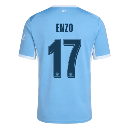 ENZO #17 Manchester City Home Soccer Jersey 2026/27 -UCL