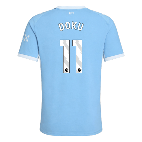 DOKU #11 Manchester City Home Player Version Jersey 2026/27