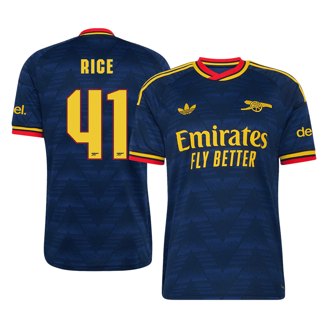 RICE #41 Arsenal Away Soccer Jersey 2026/27 -UCL