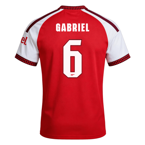 GABRIEL #6 Arsenal Home Soccer Jersey 2026/27 -UCL
