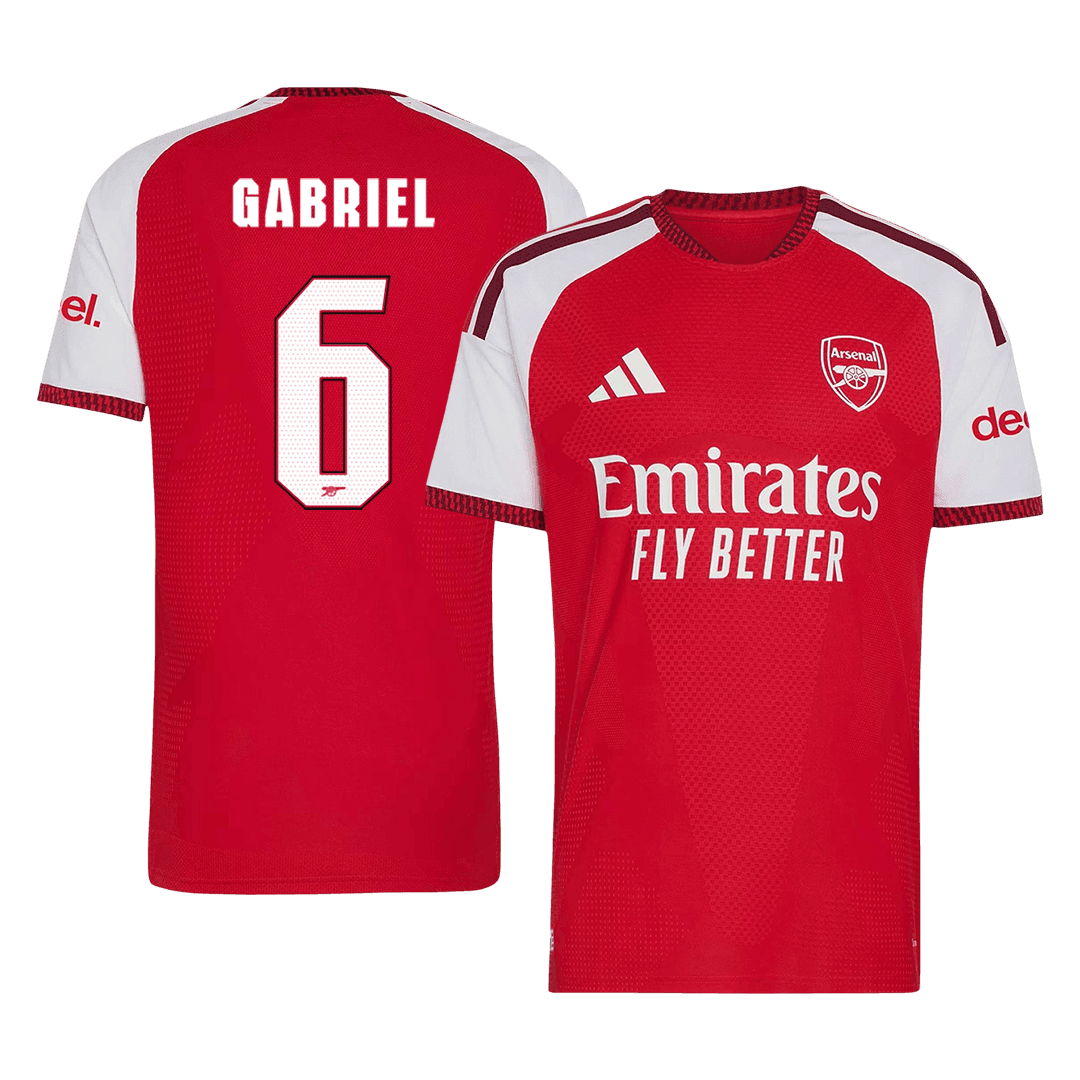 GABRIEL #6 Arsenal Home Player Version Jersey 2026/27 - UCL