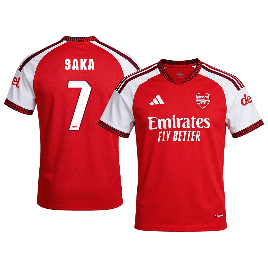 SAKA #7 Arsenal Home Soccer Jersey 2026/27 -UCL