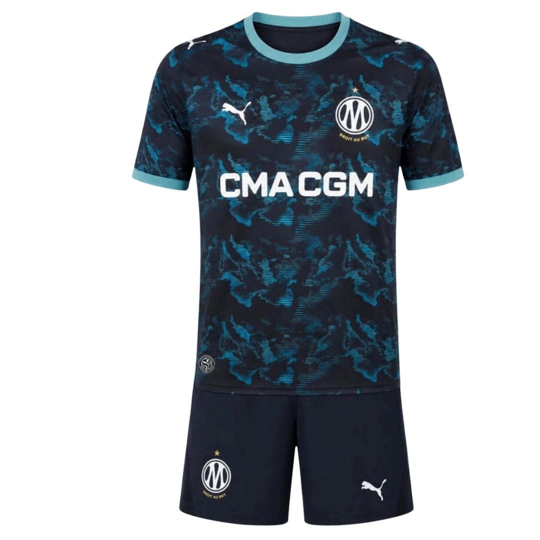 Marseille Away Kids Soccer Jerseys Kit 2026/27