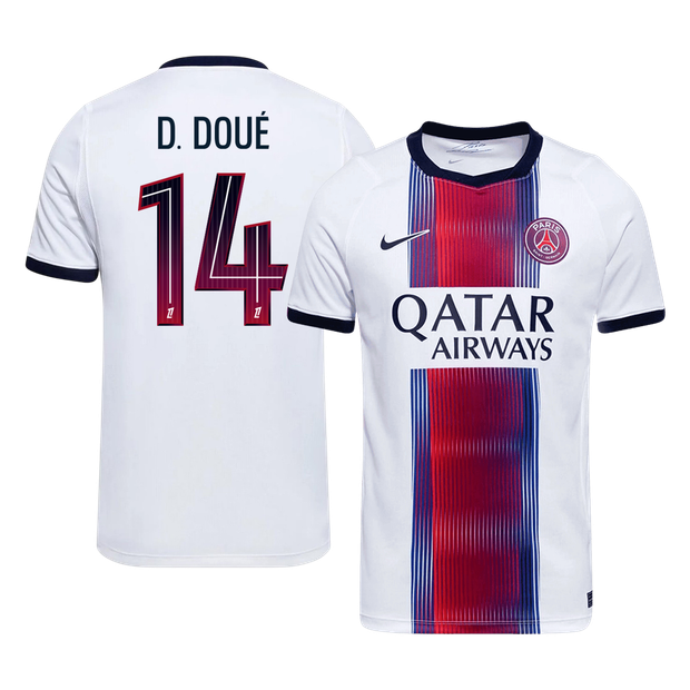 D. DOUÉ #14 PSG Away Soccer Jersey 2026/27