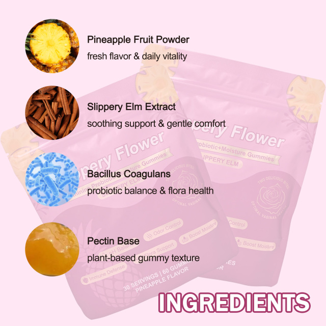 Pineapple Flavor Feminine Probiotic Gummies,MY SHOP,Pineapple Flavor Feminine Probiotic Gummies
