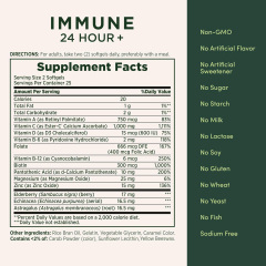 Immune 24 Hour+ Vitamin C Soft capsules,MY SHOP,500 mg Whole Food Vitamin C capsules