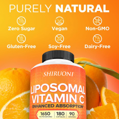 Liposomal Vitamin C 1650 mg Capsules,MY SHOP,Liposomal Vitamin C 1650 mg Capsules