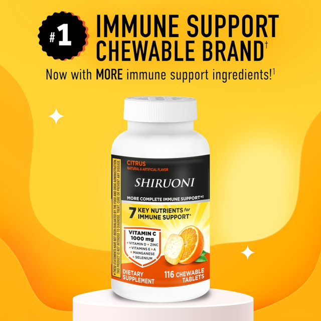 Vitamin C Chewable Tablets - OEM Vitamin Manufacturer,MY SHOP,Vitamin C 1000mg Chewable Tablets - private label vitamin manufacturer