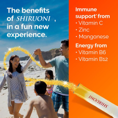 Vitamin C Crystals powder 500mg,MY SHOP,Raspberry Flavor Immune+ Vitamin C Drink Mix Powder