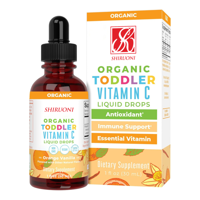 Organic Toddler Vitamin C Liquid Drops,MY SHOP,Organic Toddler Vitamin C Liquid Drops