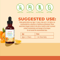 Organic Toddler Vitamin C Liquid Drops,MY SHOP,Organic Toddler Vitamin C Liquid Drops