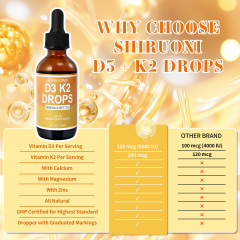 D3 K2 Liquid Drops,MY SHOP,Vitamin D3 K2 Liquid Drops
