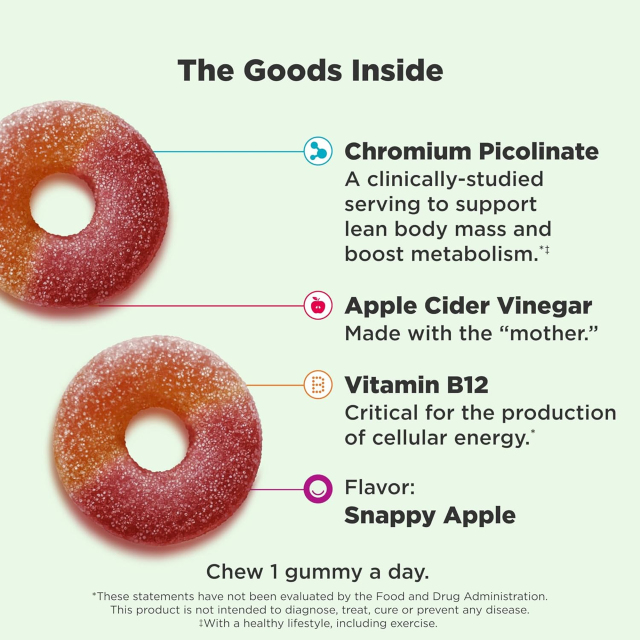 Apple Cider Vinegar + Vitamin B12 Gummies,MY SHOP,Apple Cider Vinegar + Vitamin B12 Gummies