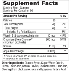 Apple Cider Vinegar + Vitamin B12 Gummies,MY SHOP,Apple Cider Vinegar + Vitamin B12 Gummies