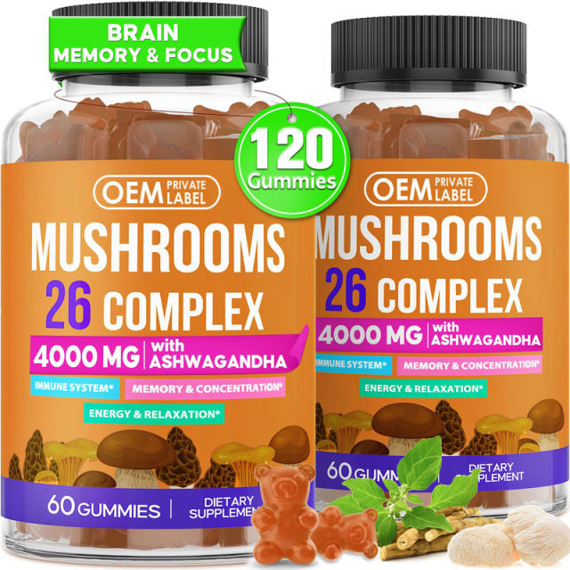 26-in-1 Mushroom Complex Gummies,MY SHOP,26-in-1 Mushroom Complex Gummies