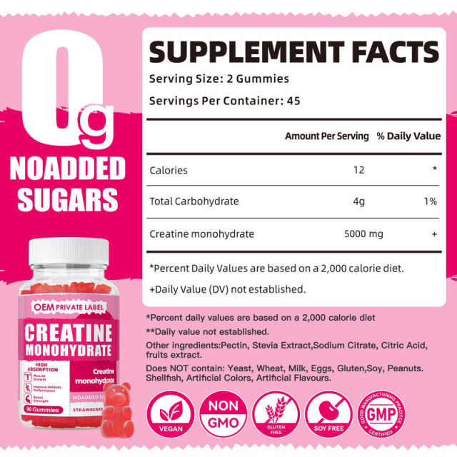 Creatine Muscle Growth Gummy,MY SHOP,Creatine Muscle Growth Gummy