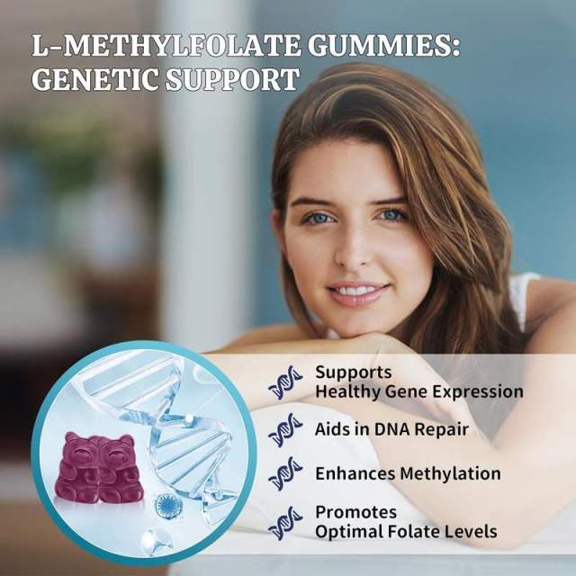 Blueberry Flavor L-Methylfolate Gummies,MY SHOP,Blueberry Flavor L-Methylfolate Gummies