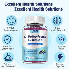 Blueberry Flavor L-Methylfolate Gummies,MY SHOP,Blueberry Flavor L-Methylfolate Gummies
