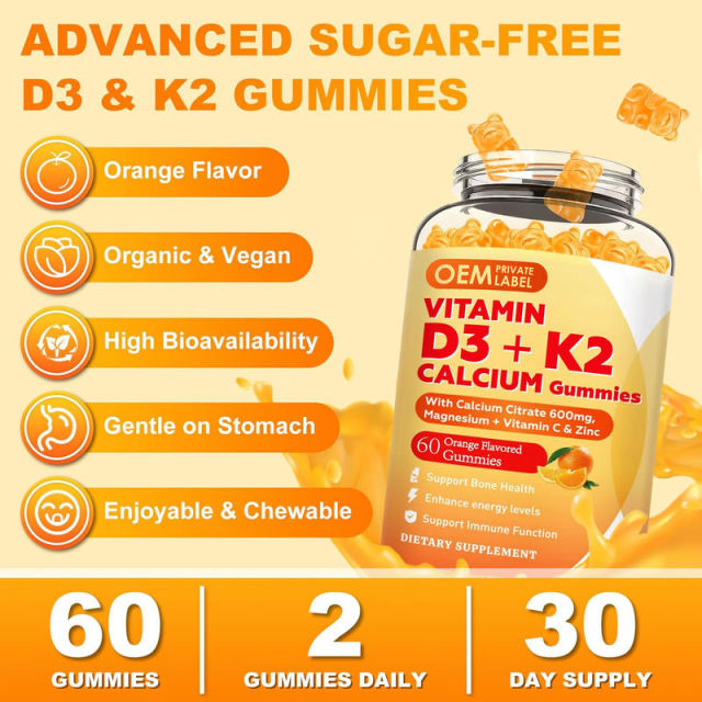 Vitamin D3 K2 Gummies,MY SHOP,Vitamin D3 K2 Gummies