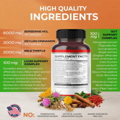 Berberine HCL & Liver Support Capsule,MY SHOP,Berberine HCL & Liver Support Capsule