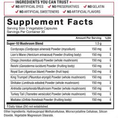 10 Mushroom Blend Capsules - Private Label Supplement,MY SHOP,10 Mushroom Superfood Capsules - OEM mushroom supplements Supply