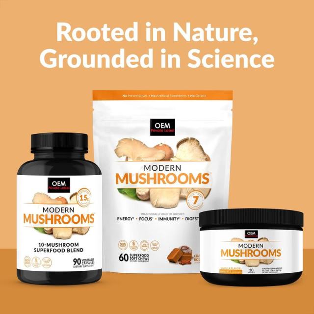 10 Mushroom Blend Capsules - Private Label Supplement,MY SHOP,10 Mushroom Superfood Capsules - OEM mushroom supplements Supply