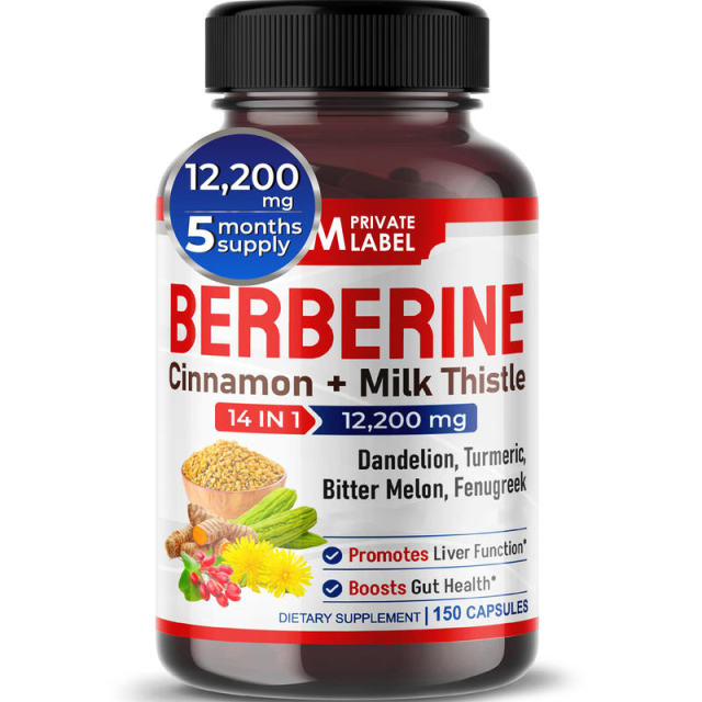 Berberine HCL & Liver Support Capsule,MY SHOP,Berberine HCL & Liver Support Capsule