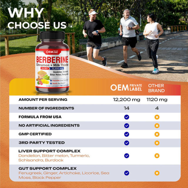 Berberine HCL & Liver Support Capsule,MY SHOP,Berberine HCL & Liver Support Capsule