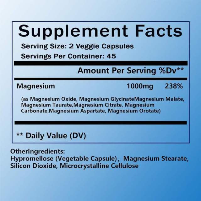 Full Spectrum Magnesium Complex Capsule Supplement,MY SHOP,Full Spectrum Magnesium Complex Capsule Supplement