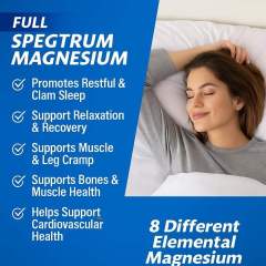 Full Spectrum Magnesium Complex Capsule Supplement,MY SHOP,Full Spectrum Magnesium Complex Capsule Supplement