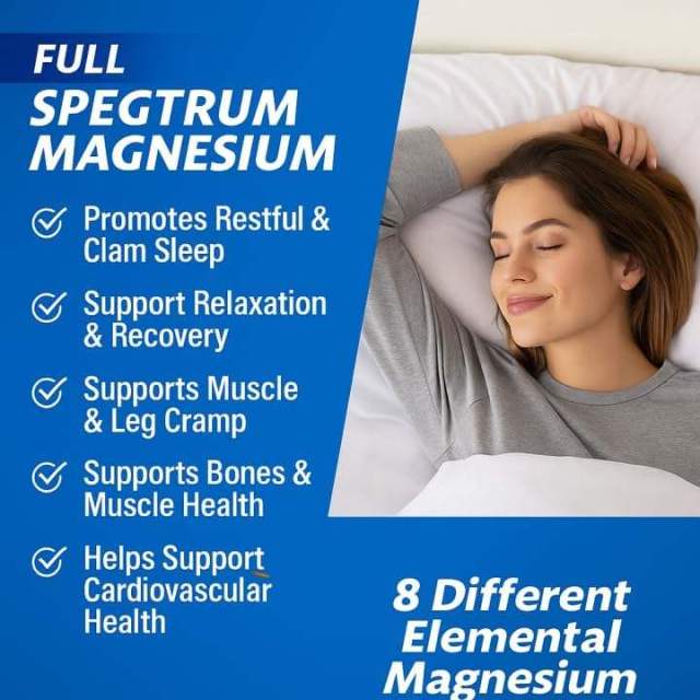 Full Spectrum Magnesium Complex Capsule Supplement,MY SHOP,Full Spectrum Magnesium Complex Capsule Supplement