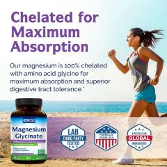 Premium Magnesium Glycinate Capsule Supplement,MY SHOP,Premium Magnesium Glycinate Capsule Supplement