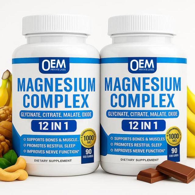 Full Spectrum Magnesium Complex Capsule Supplement,MY SHOP,Full Spectrum Magnesium Complex Capsule Supplement
