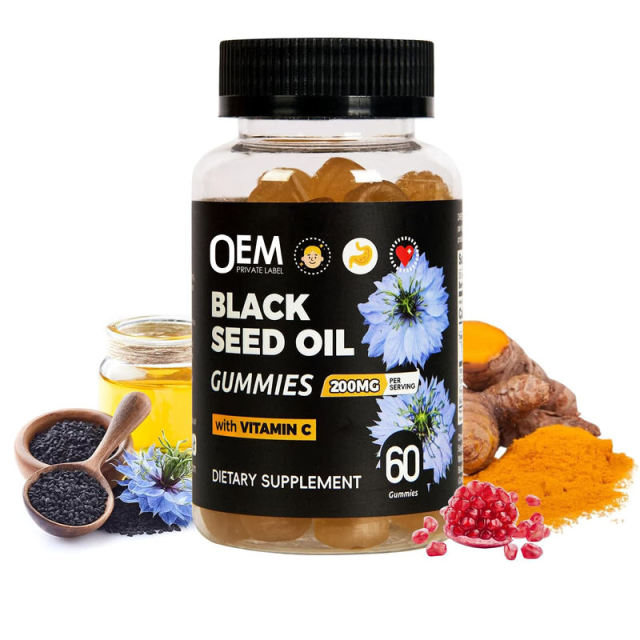 Black Seed Oil 200MG with Vitamin C Gummies,MY SHOP,Black Seed Oil 200MG with Vitamin C Gummies