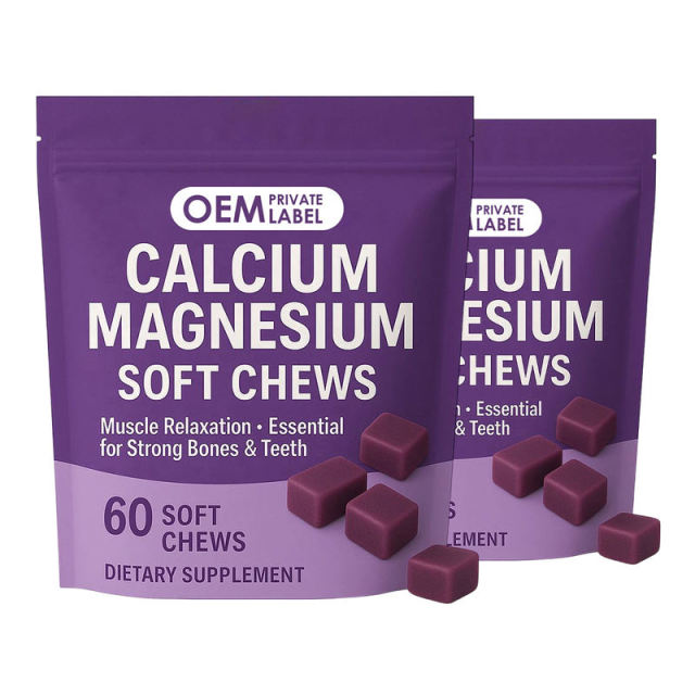 Calcium Magnesium Muscle & Bone Support Soft Chews,MY SHOP,Calcium Magnesium Muscle & Bone Support Soft Chews