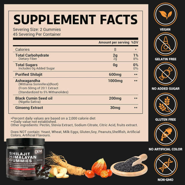 600mg Shilajit Gummies,MY SHOP,600mg Shilajit Gummies