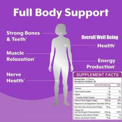 Calcium Magnesium Muscle & Bone Support Soft Chews,MY SHOP,Calcium Magnesium Muscle & Bone Support Soft Chews