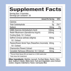 Melatonin-Free Mushroom Calm & Recovery Gummies,MY SHOP,Melatonin-Free Mushroom Calm & Recovery Gummies
