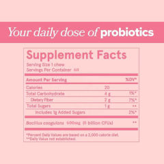 Probiotic Soft Chews for Digestive Health & Immunity,MY SHOP,Probiotic Soft Chews for Digestive Health & Immunity