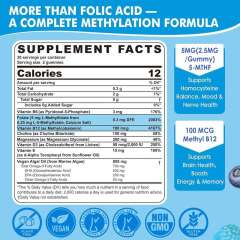 5 mg L-Methylfolate Gummies,MY SHOP,5 mg L-Methylfolate Gummies