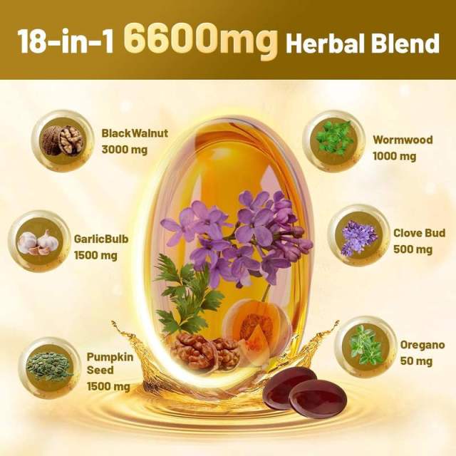 18-in-1 Mugwort Black Walnut Clove Soft Candy,MY SHOP,18-in-1 Mugwort Black Walnut Clove Soft Candy