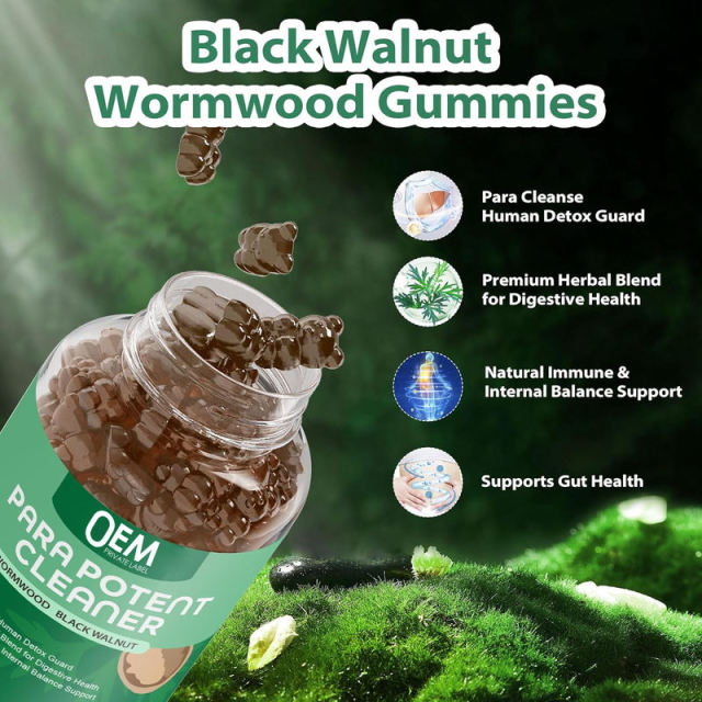 Black Walnut and Mugwort Detox Gummies,MY SHOP,Black Walnut and Mugwort Detox Gummies