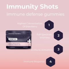 High-Concentration Elderberry Immune Defense Gummies,MY SHOP,High-Concentration Elderberry Immune Defense Gummies