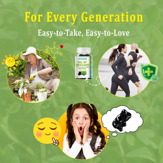 Oil of Oregano & Black Seed Oil with Vitamin D3 Gummies,MY SHOP,Oil of Oregano & Black Seed Oil with Vitamin D3 Gummies